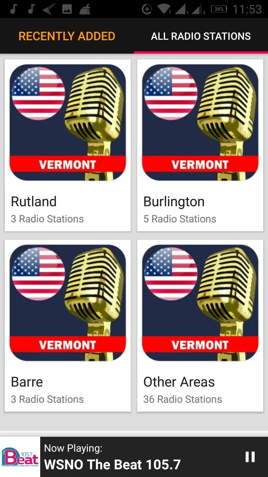 Vermont Radio Stations - USA | Indus Appstore | Screenshot