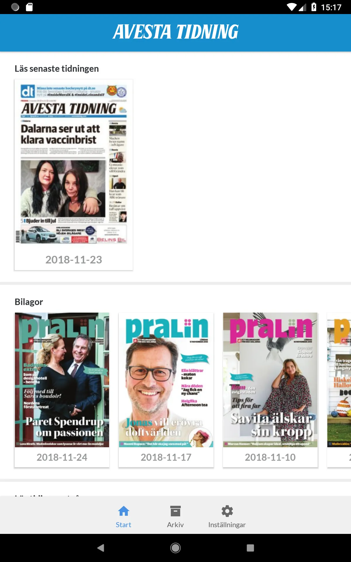 Avesta Tidning e-tidning | Indus Appstore | Screenshot