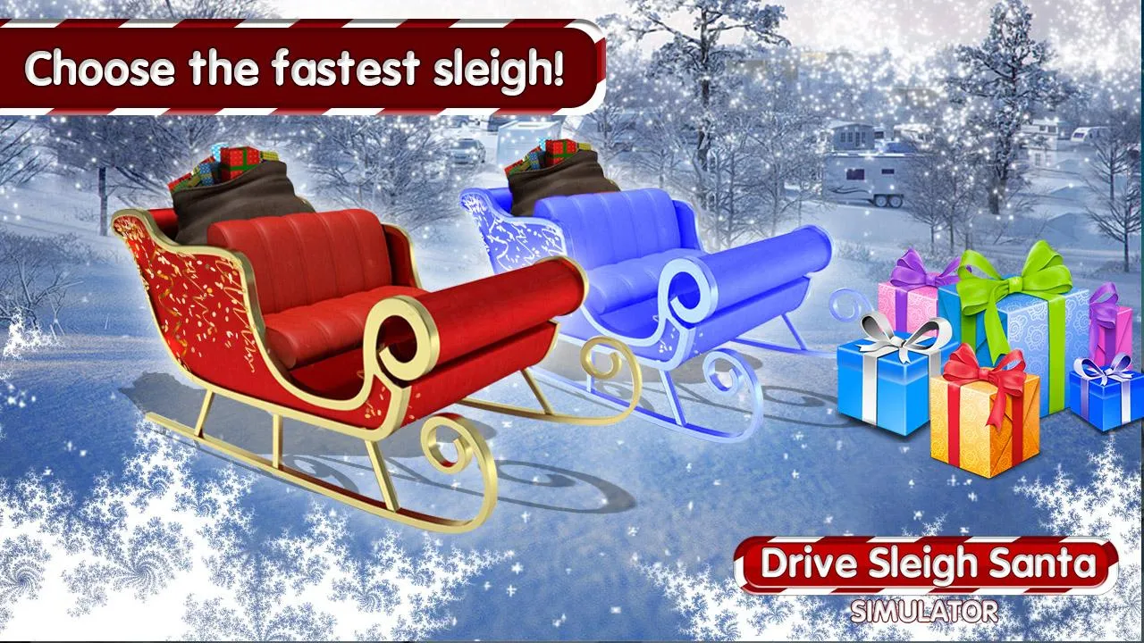 Drive Sleigh Santa Simulator | Indus Appstore | Screenshot