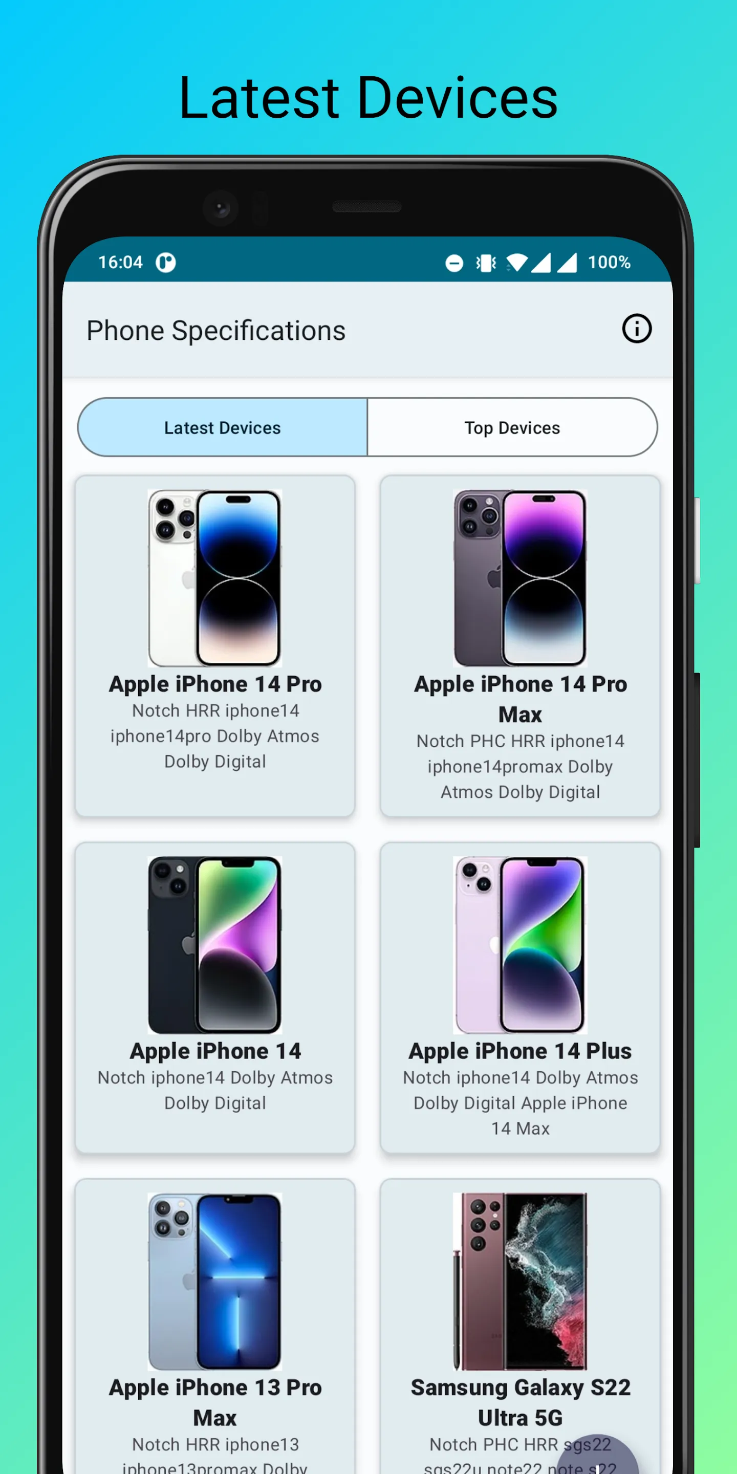 Phone Specification | Indus Appstore | Screenshot
