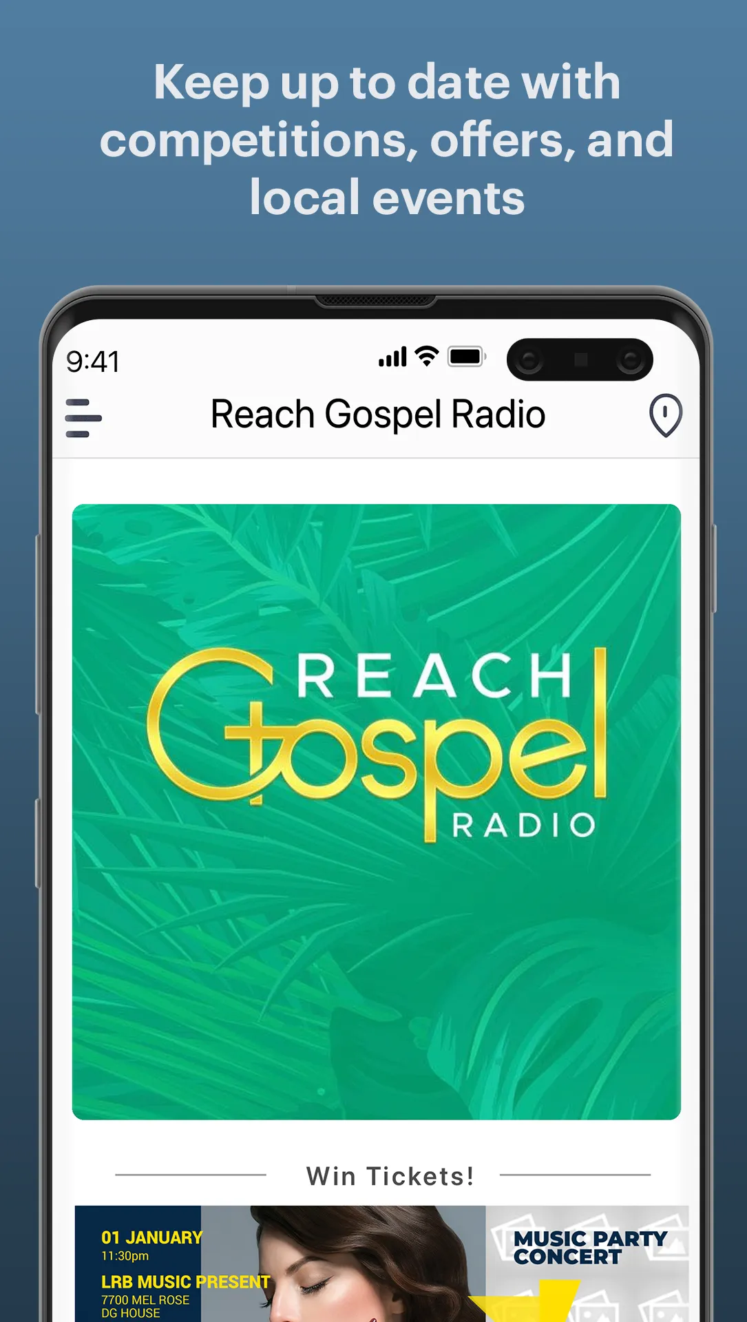 Reach Gospel Radio | Indus Appstore | Screenshot