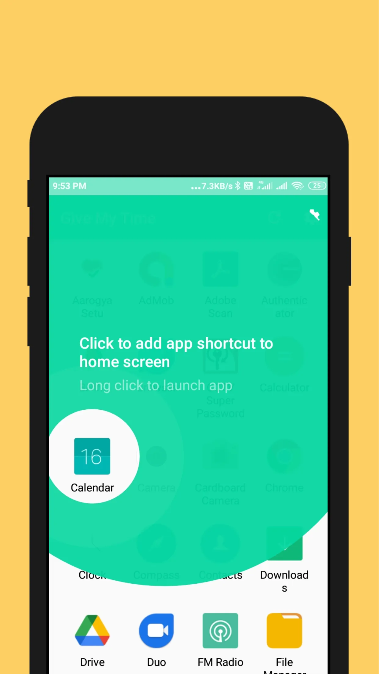 Add timer to Apps/Games | Indus Appstore | Screenshot