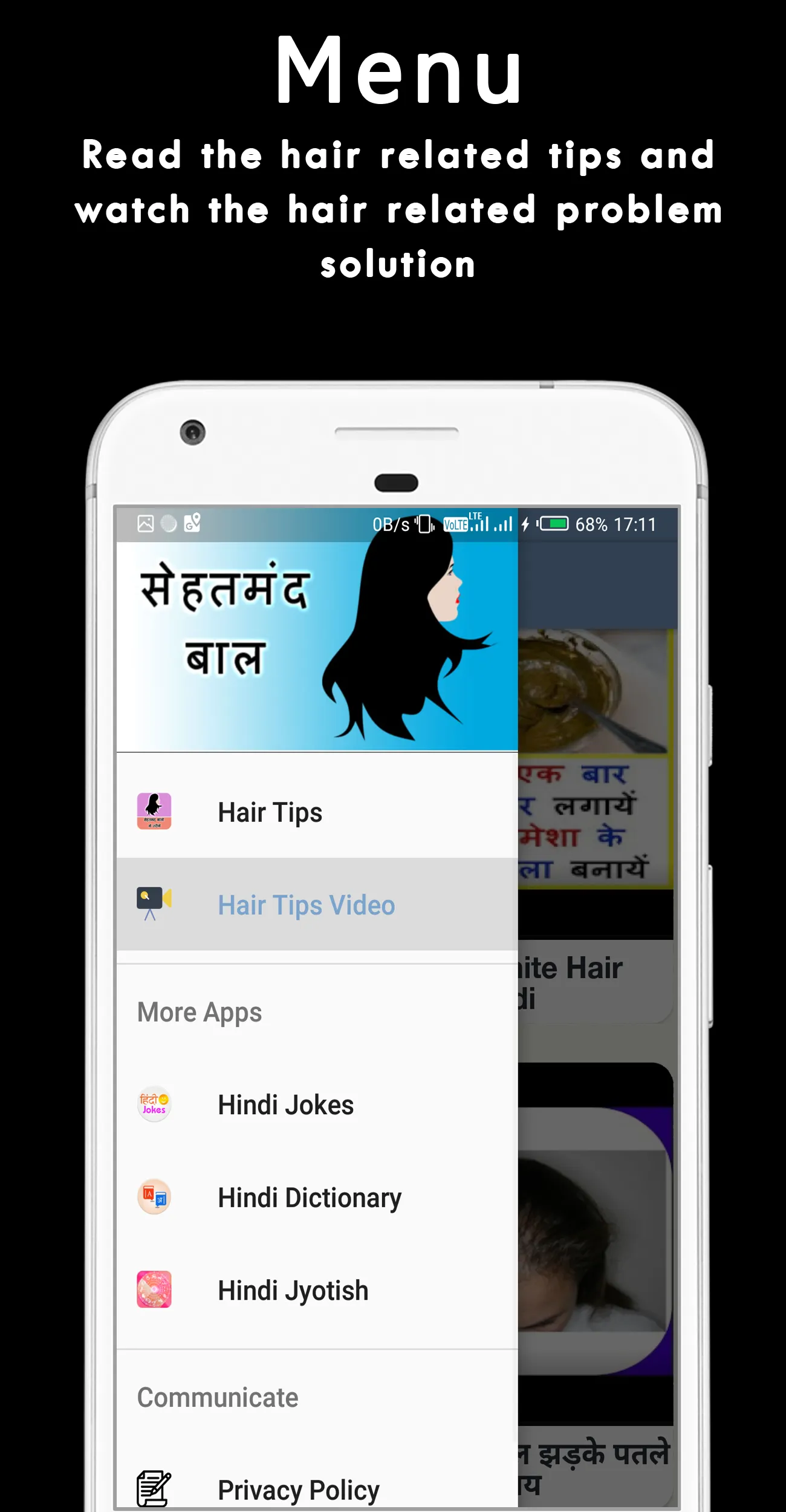 Hair Tips Hindi | Indus Appstore | Screenshot