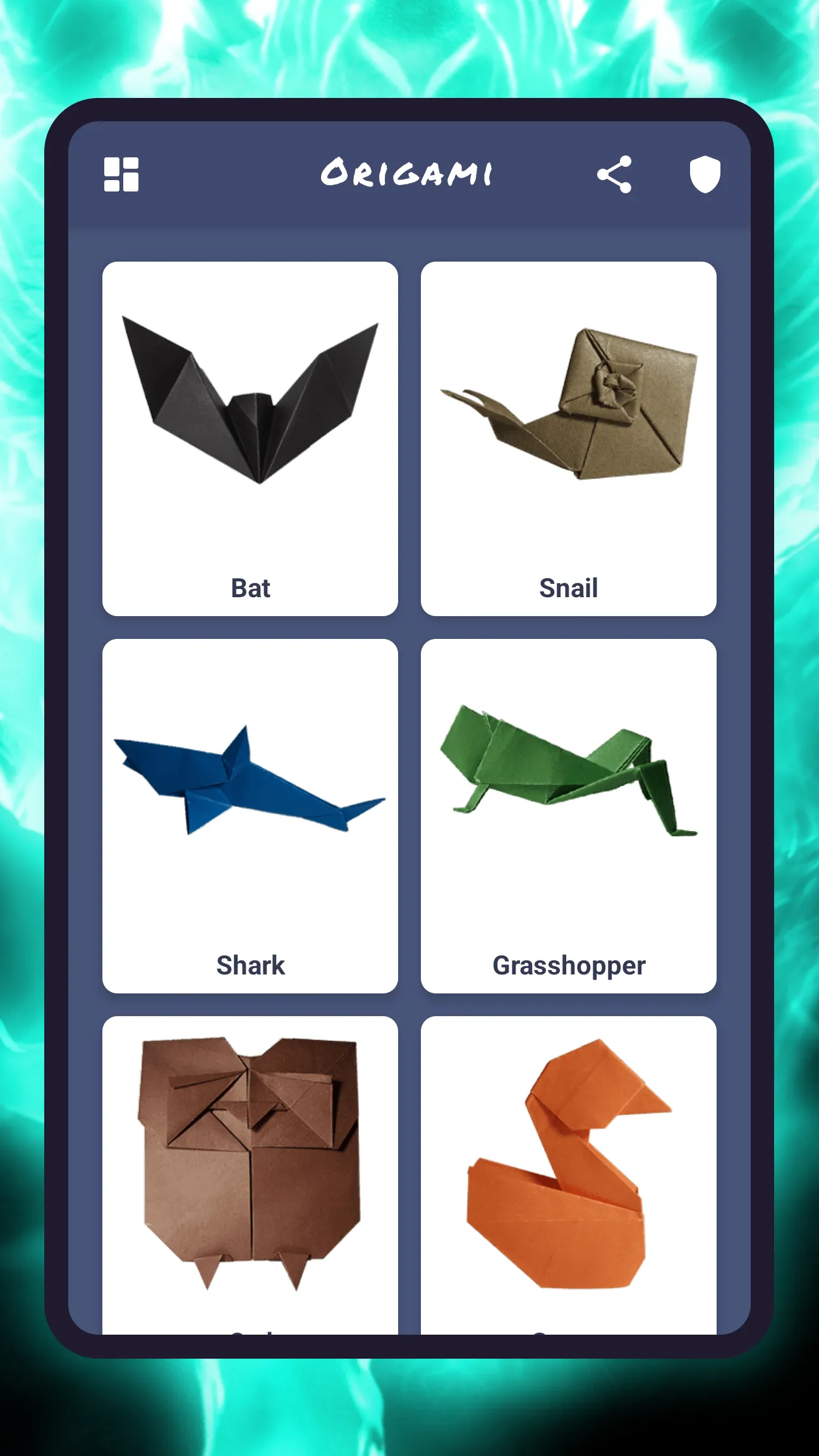 Origami animals paper DIY | Indus Appstore | Screenshot