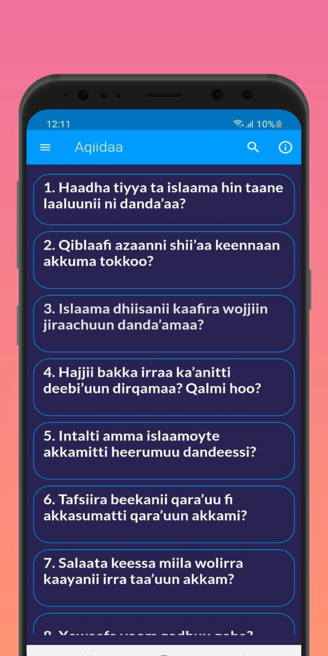 Fataawaa Afaan Oromoo | Indus Appstore | Screenshot