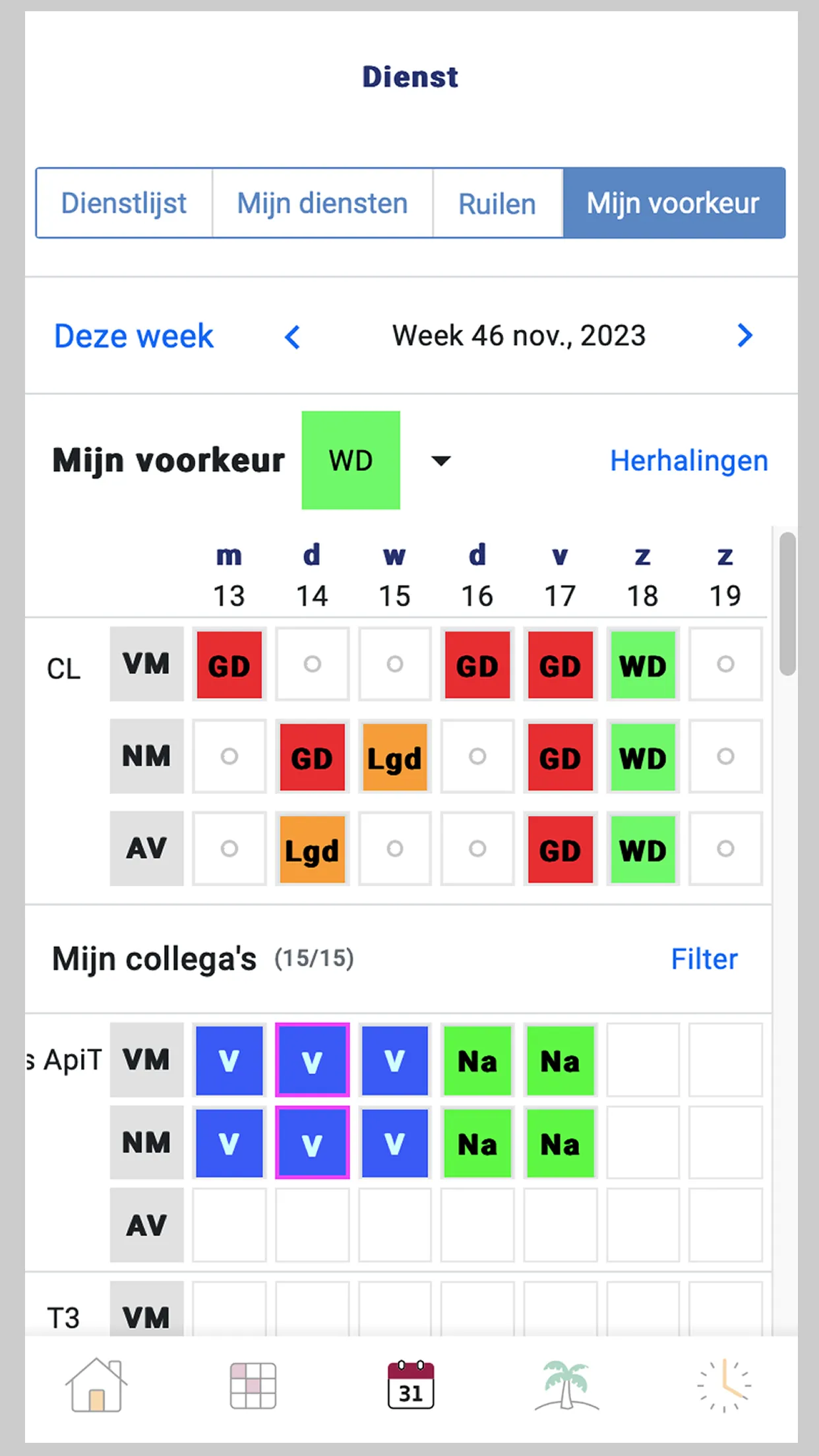 MedSpace Roosterapplicatie | Indus Appstore | Screenshot