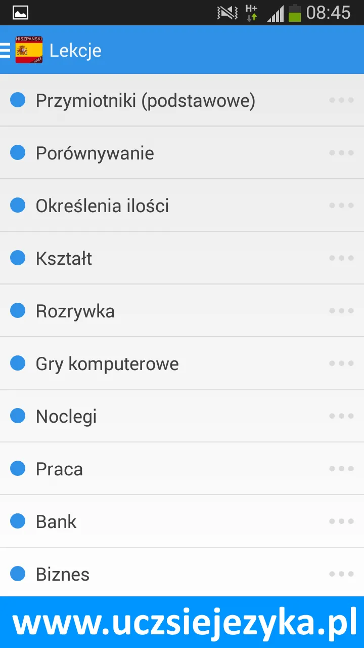 Hiszpański - Ucz się języka | Indus Appstore | Screenshot