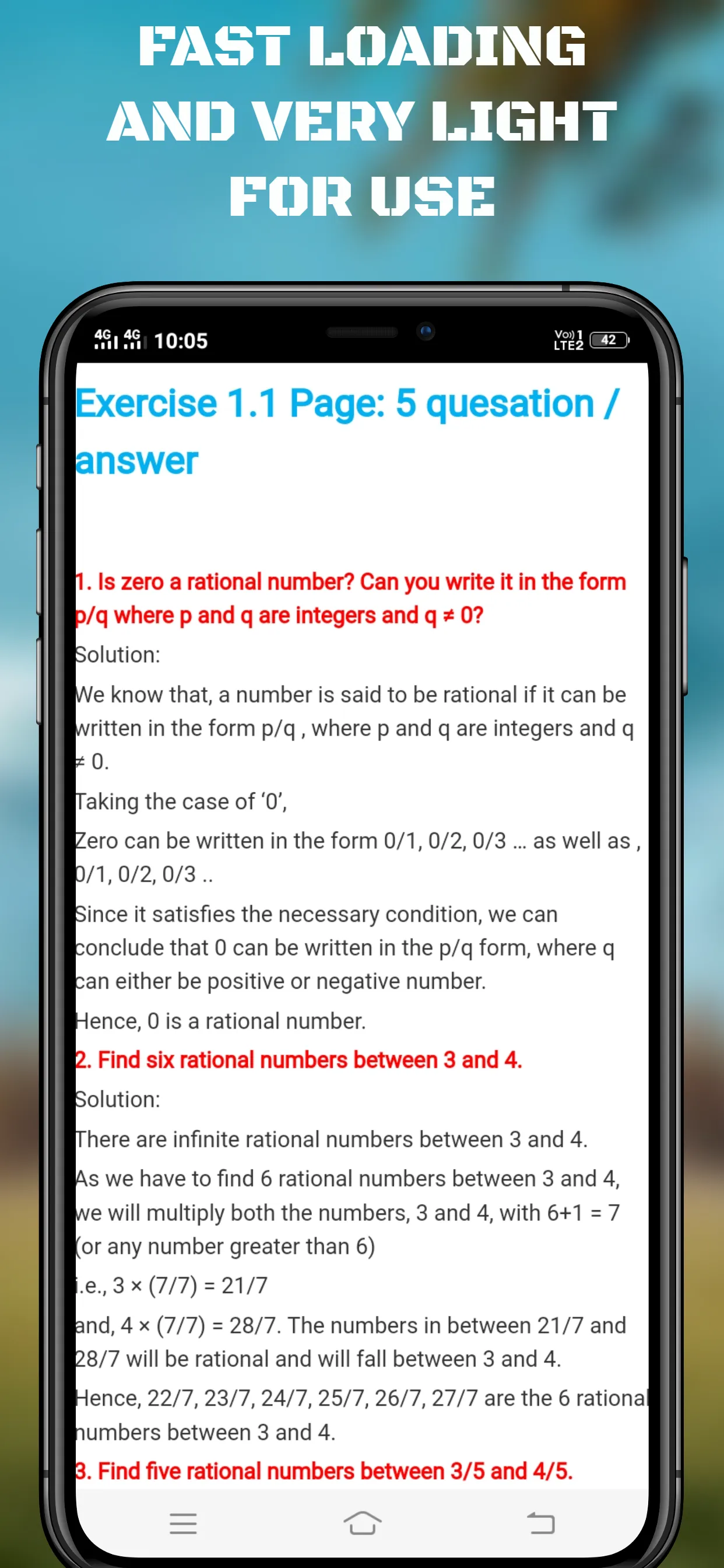 Class 9 Math NCERT Solution | Indus Appstore | Screenshot