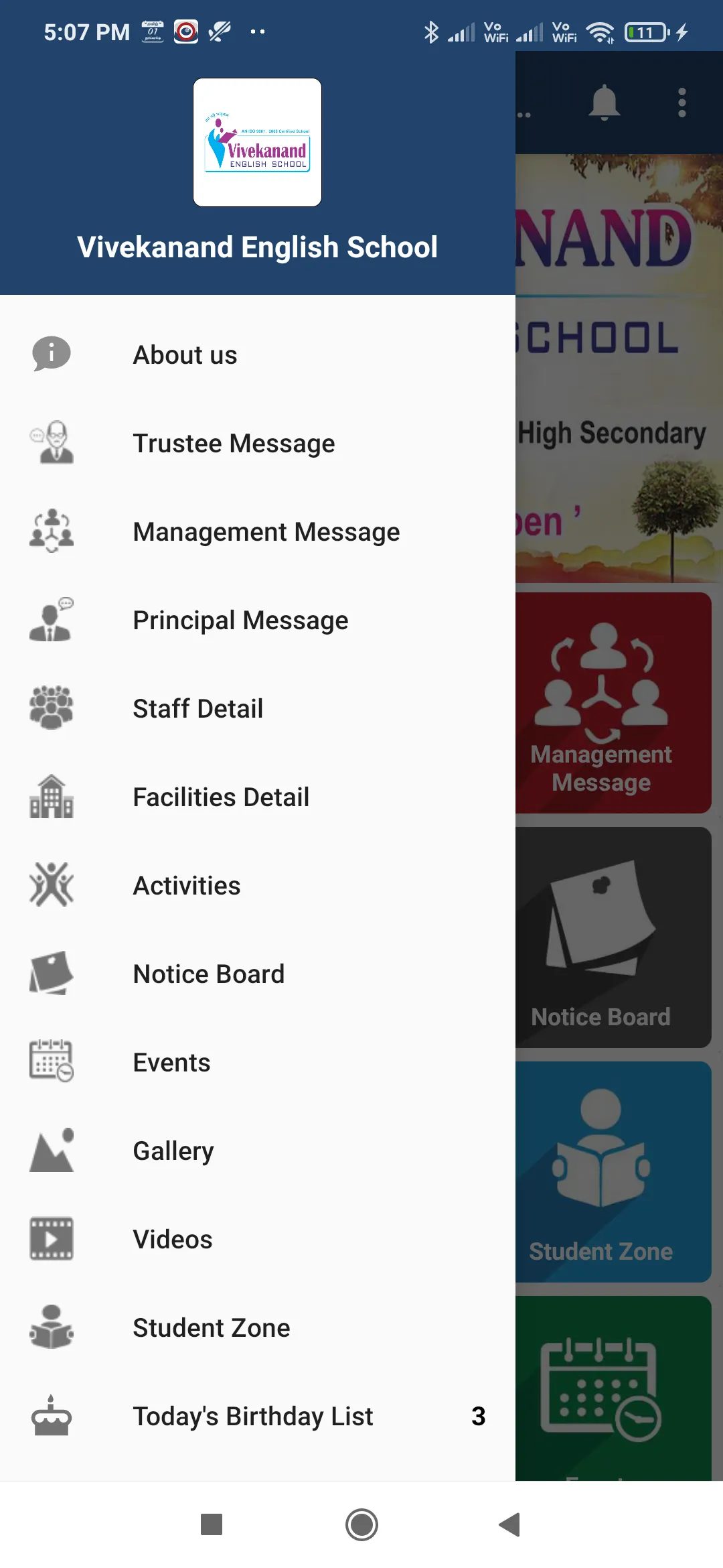 Vivekanand English School | Indus Appstore | Screenshot