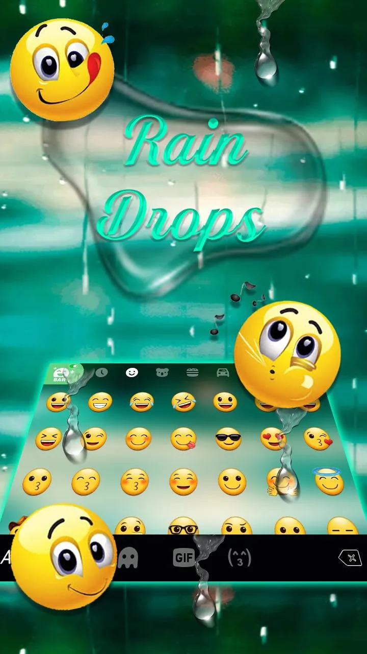 Water Raindrops 2 Keyboard The | Indus Appstore | Screenshot