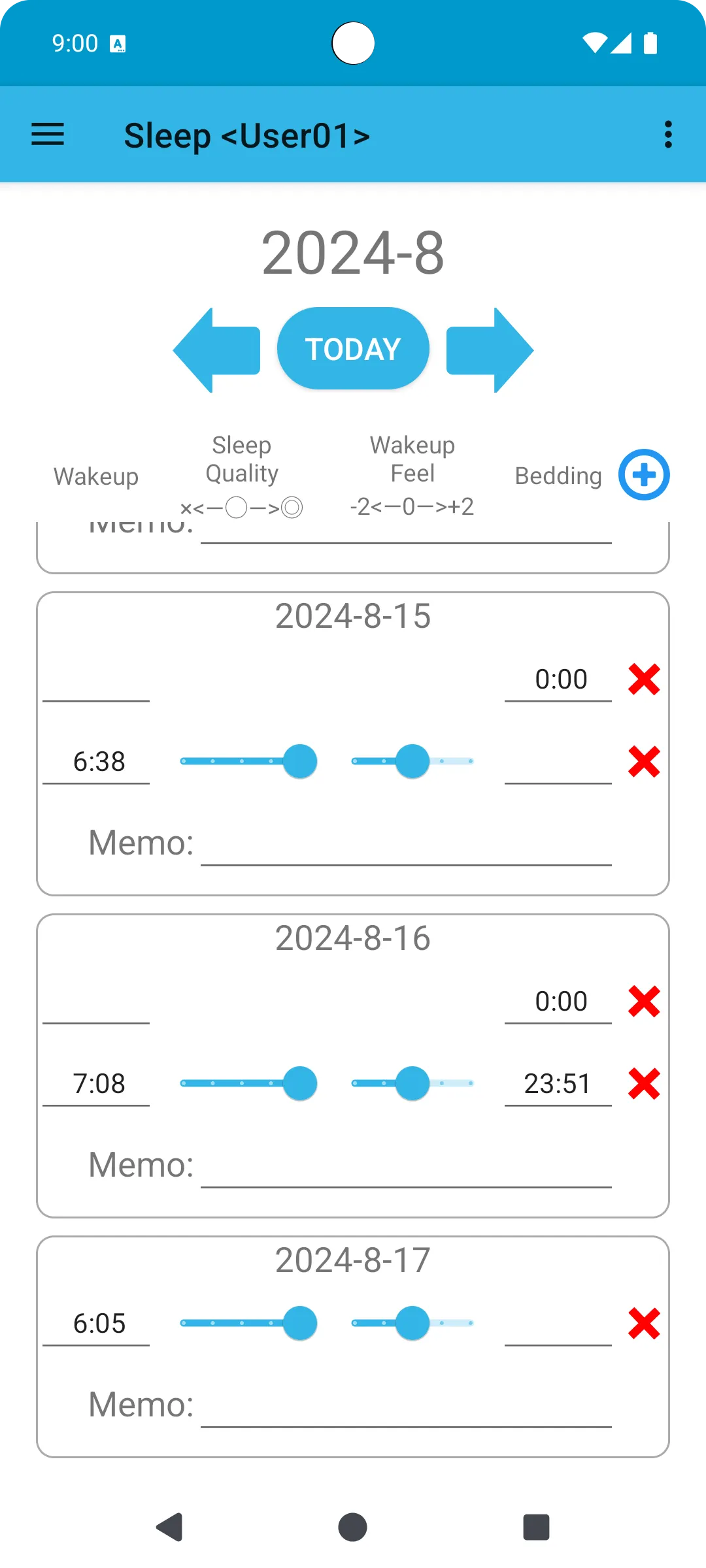 Health Log | Indus Appstore | Screenshot