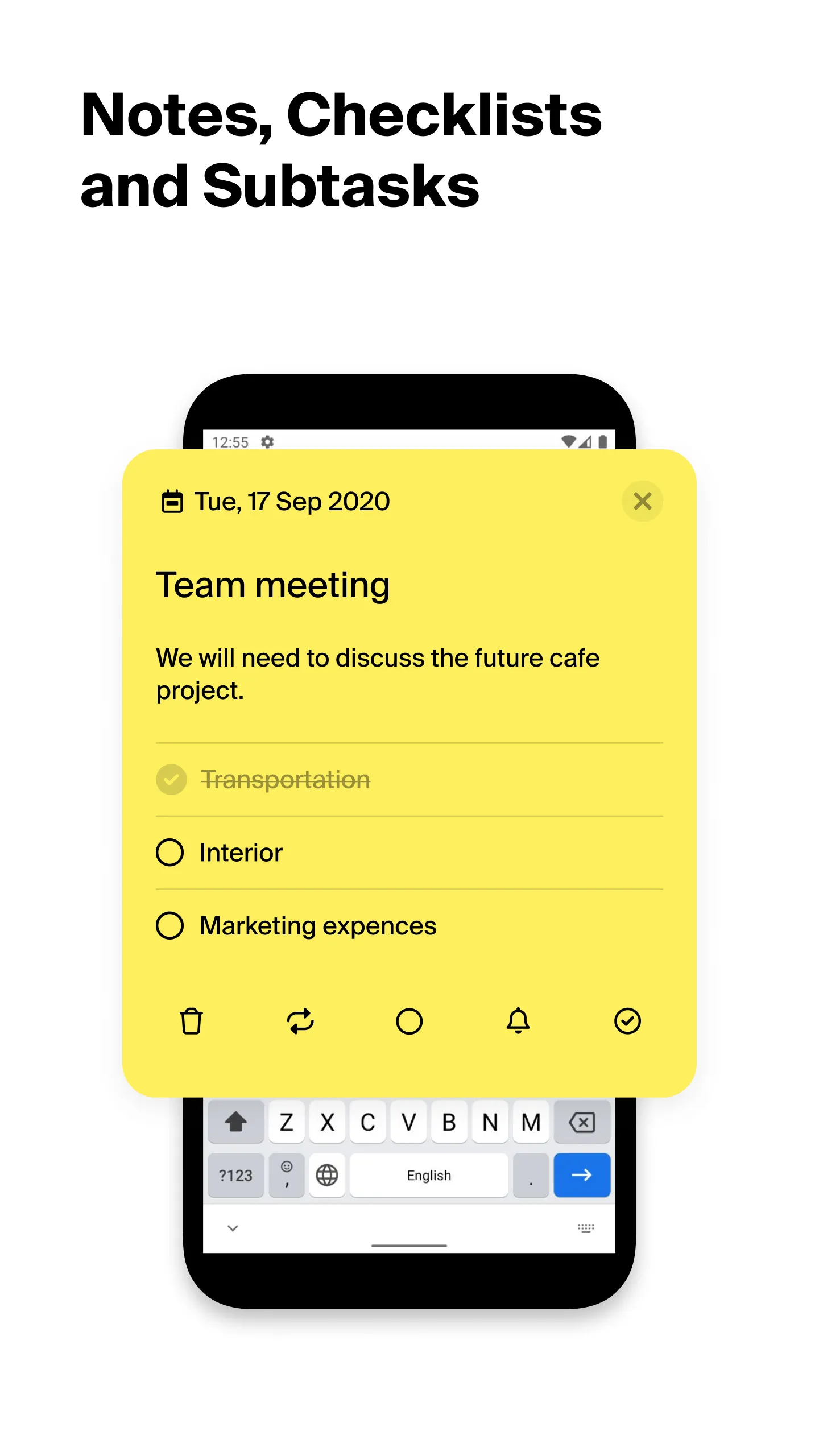 Tweek: Minimal To Do List | Indus Appstore | Screenshot