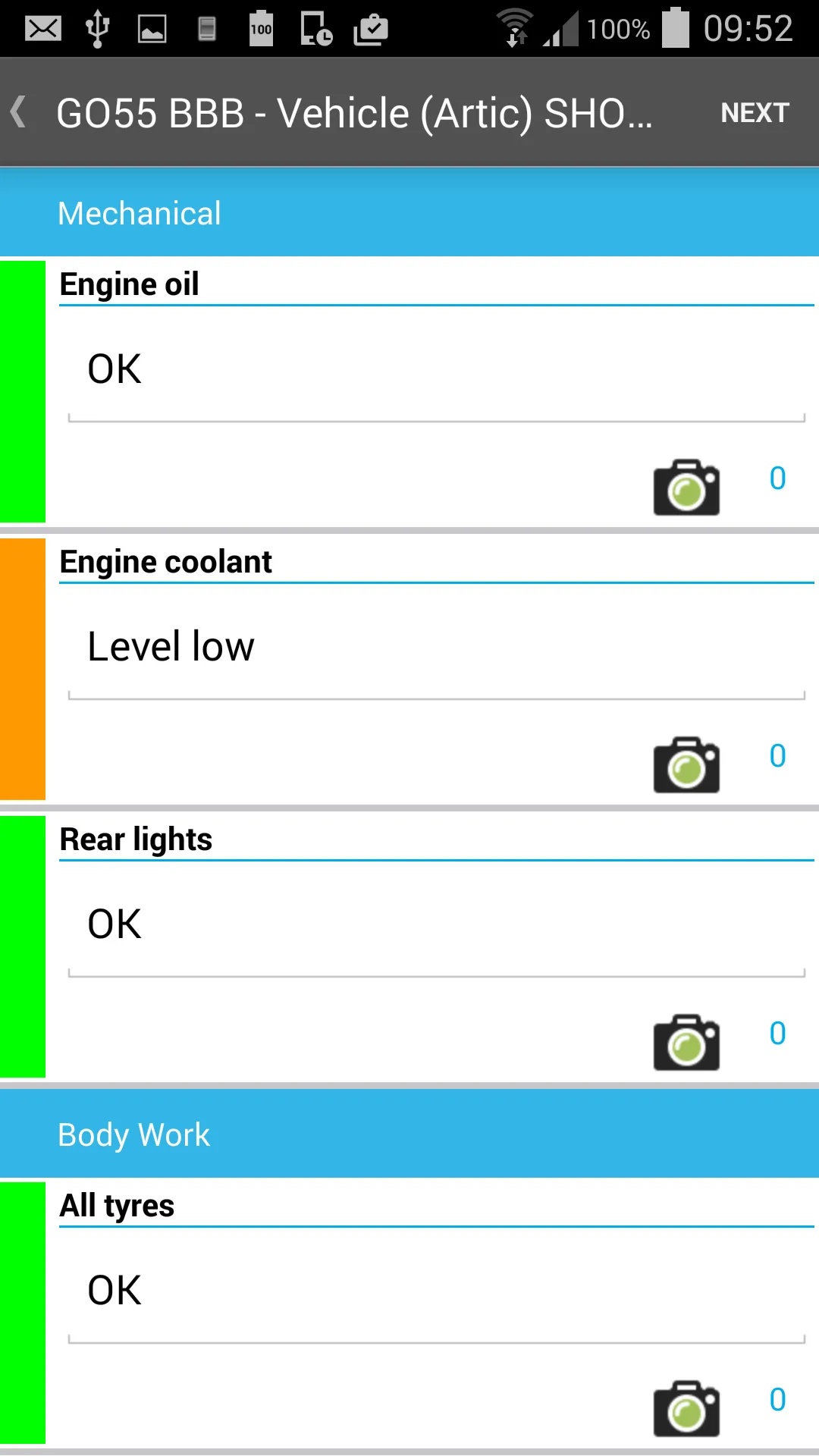 Mandata Vehicle Checks | Indus Appstore | Screenshot