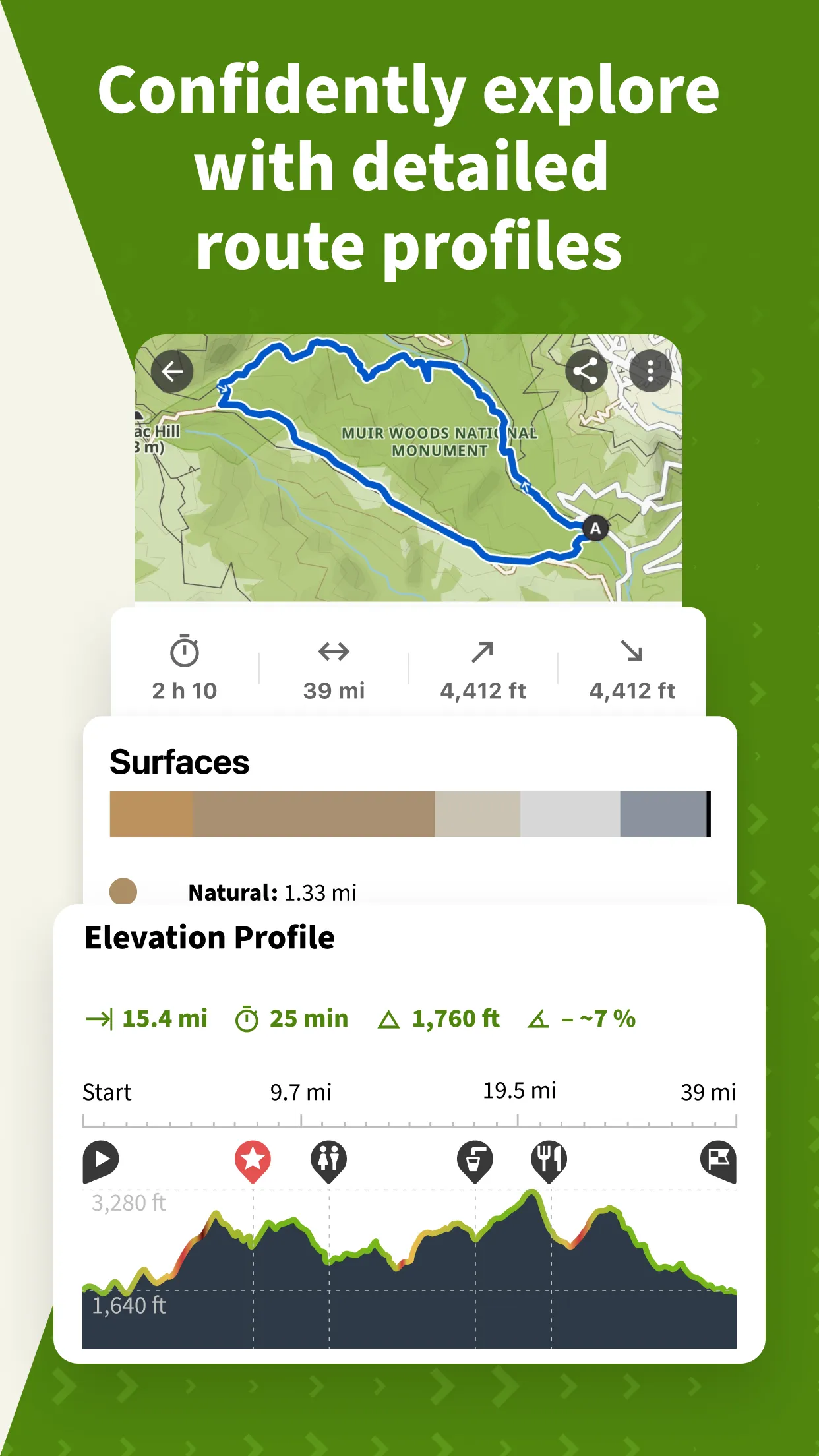 komoot - hike, bike & run | Indus Appstore | Screenshot