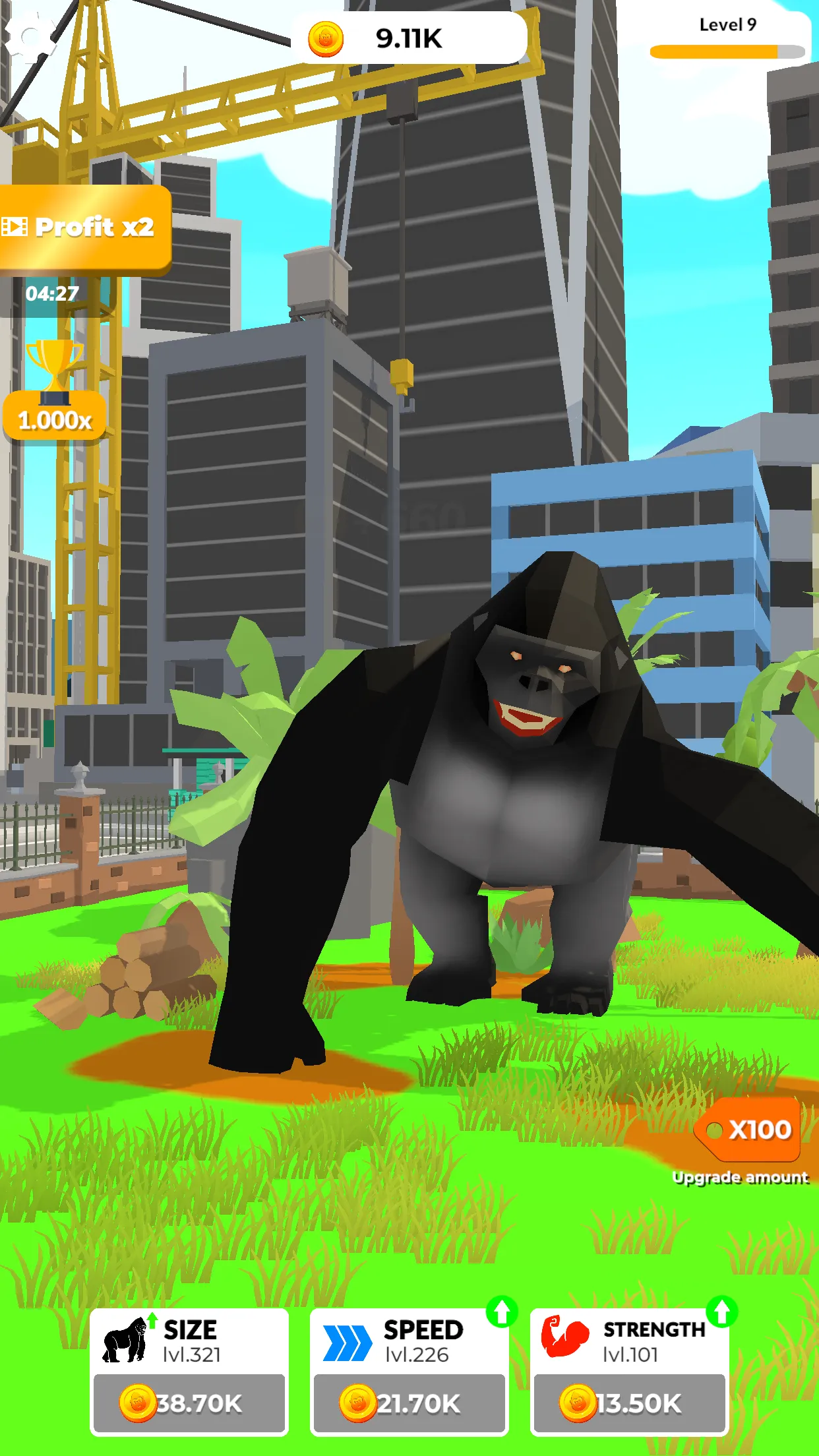 Idle Gorilla: Evolution Empire | Indus Appstore | Screenshot