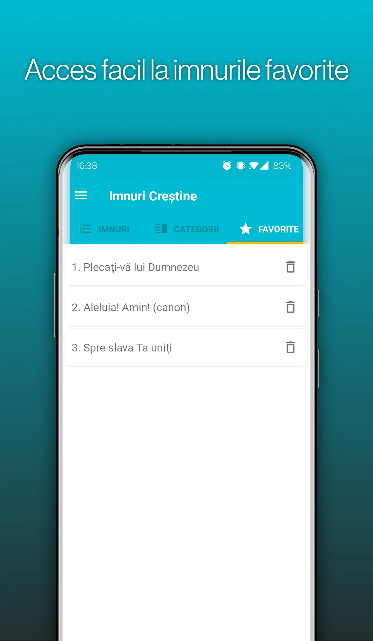 Imnuri Creștine AZȘ | Indus Appstore | Screenshot