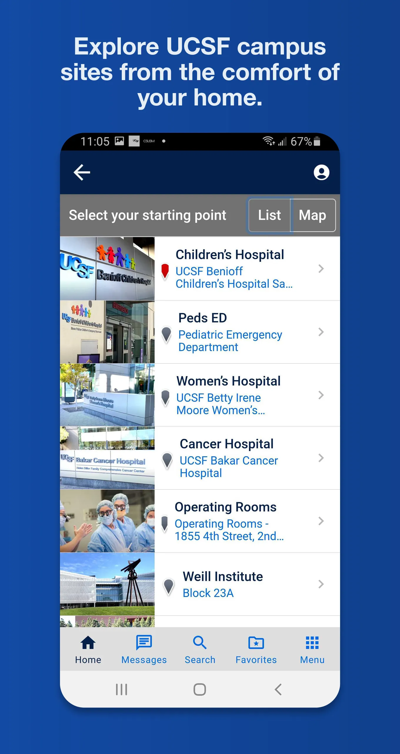 UCSF Mobile | Indus Appstore | Screenshot