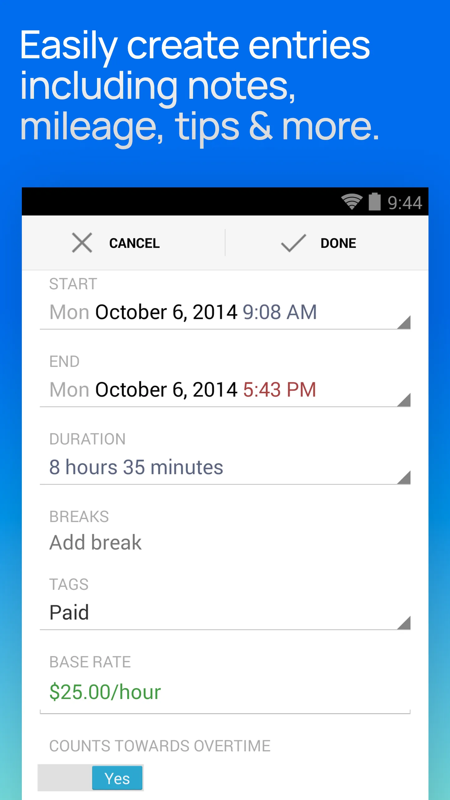 Hours Tracker Time Tracking | Indus Appstore | Screenshot