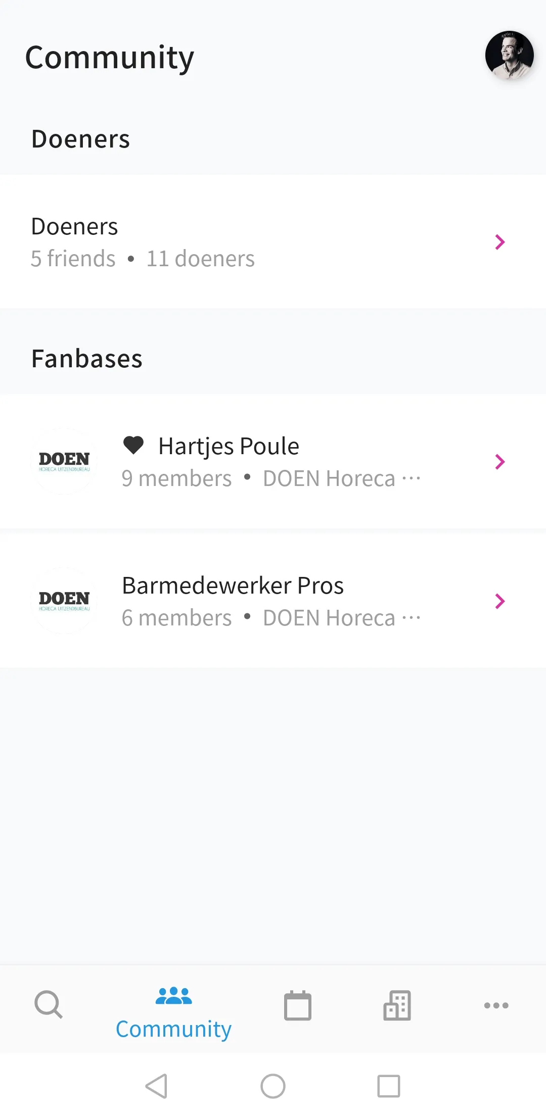 DOEN Horeca | Indus Appstore | Screenshot