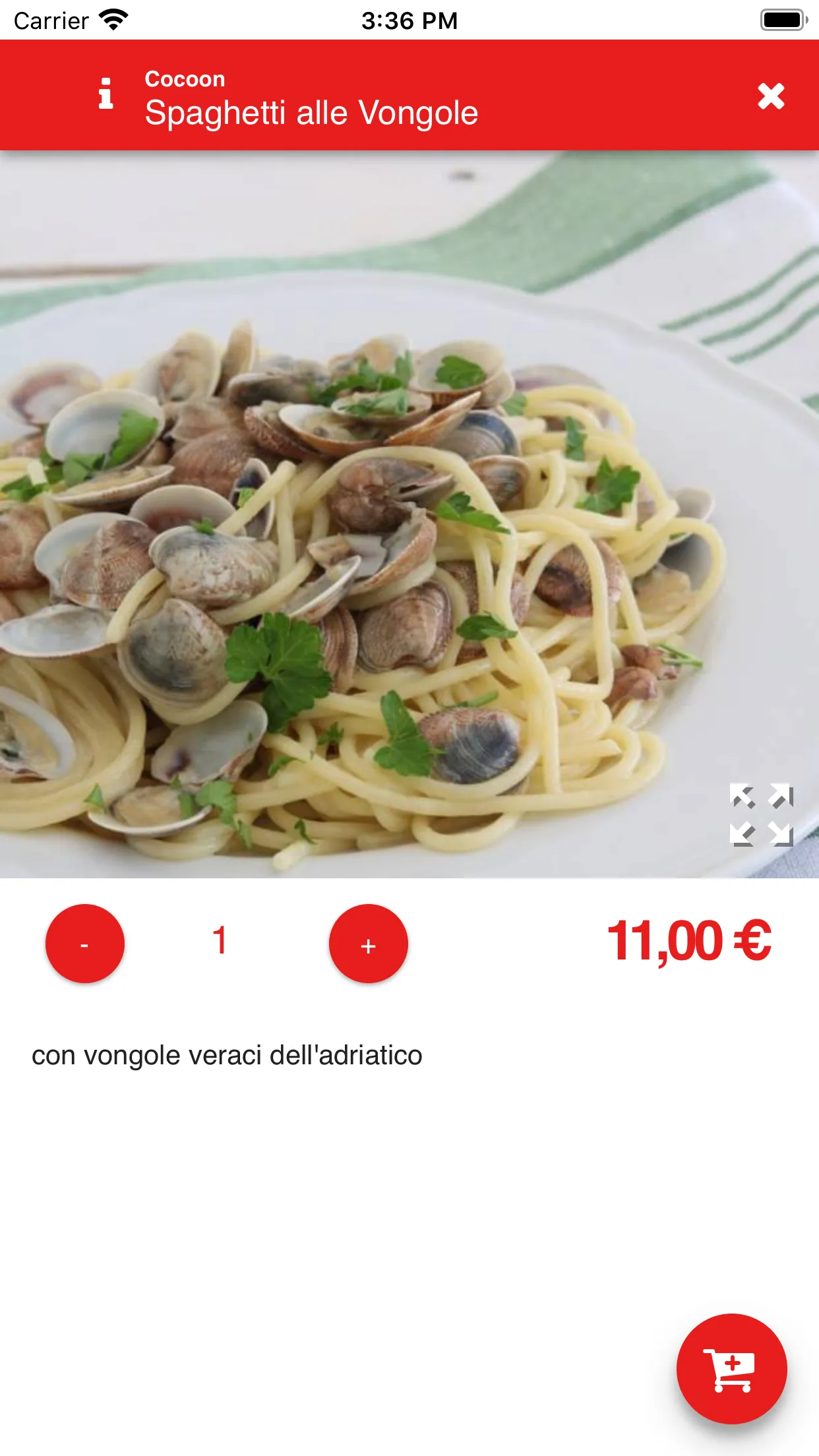 Cocoon Ristorante | Indus Appstore | Screenshot