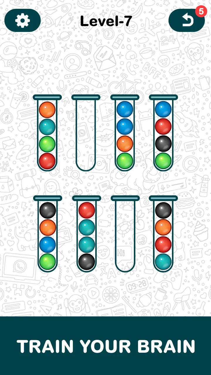 Ball sort puzzle - number sort | Indus Appstore | Screenshot