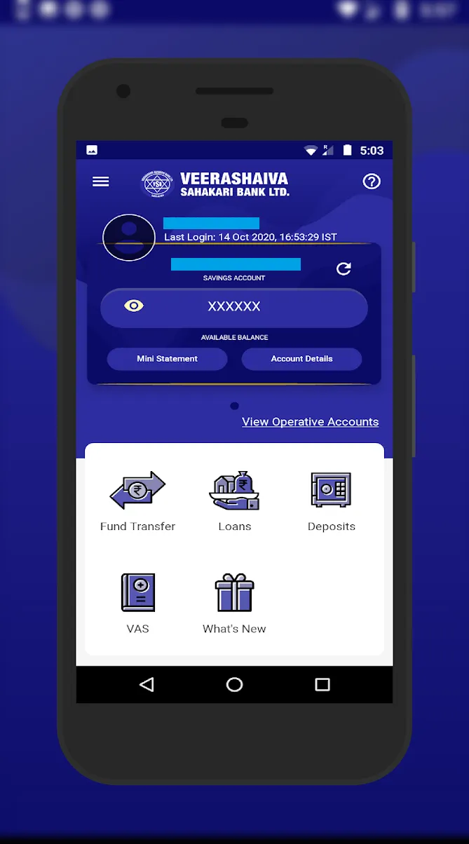 Veerashaiva Sahakari Bank Ltd | Indus Appstore | Screenshot