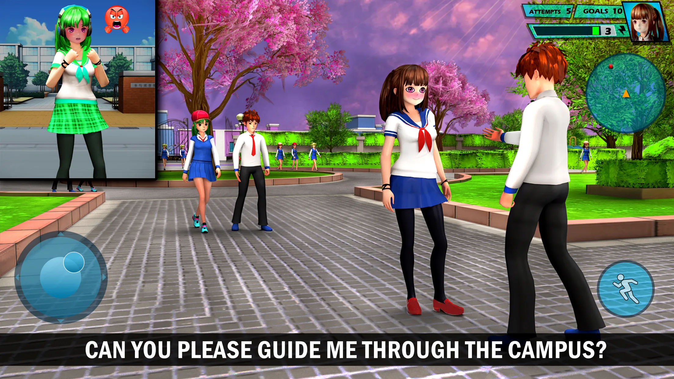 School Love Life: Anime Games | Indus Appstore | Screenshot