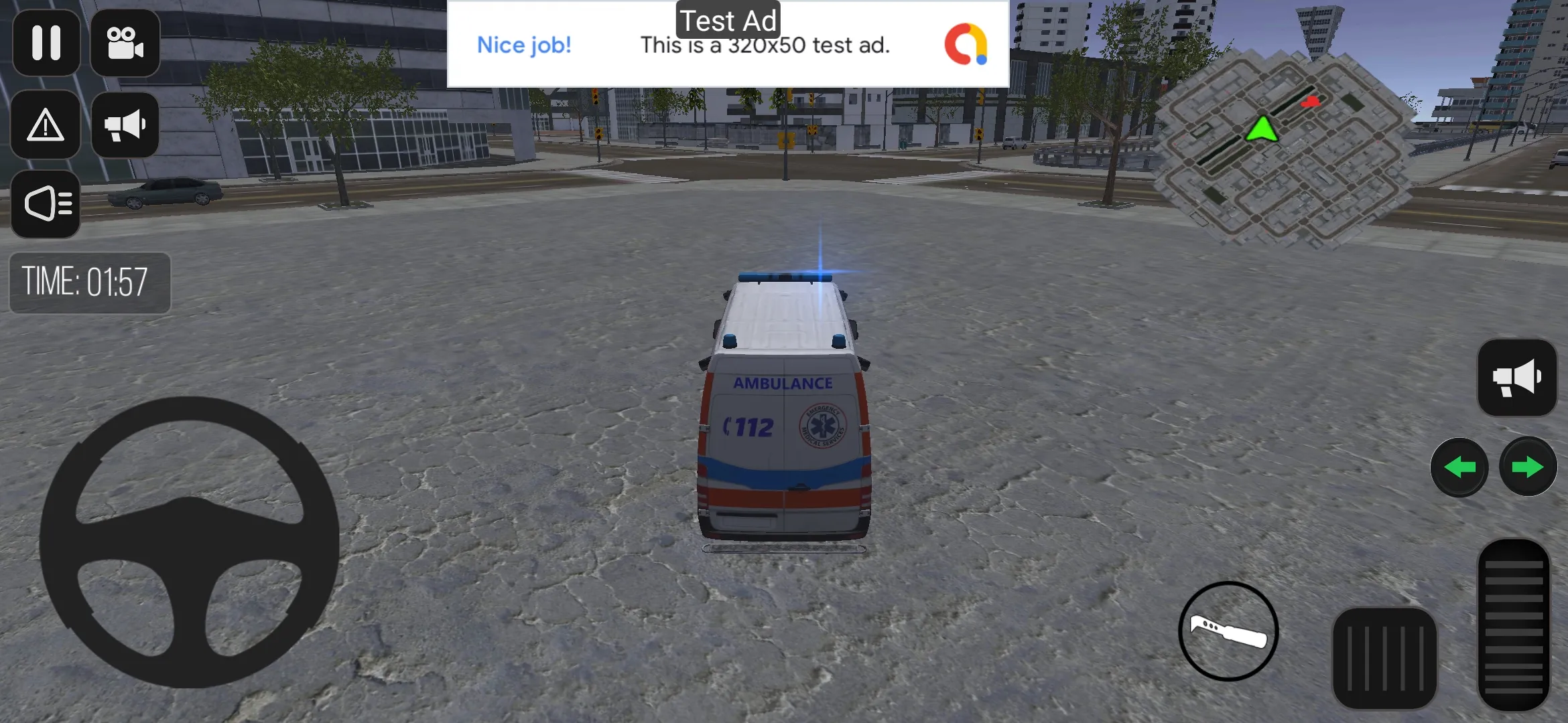 Ambulance Driver 3D Simulation | Indus Appstore | Screenshot