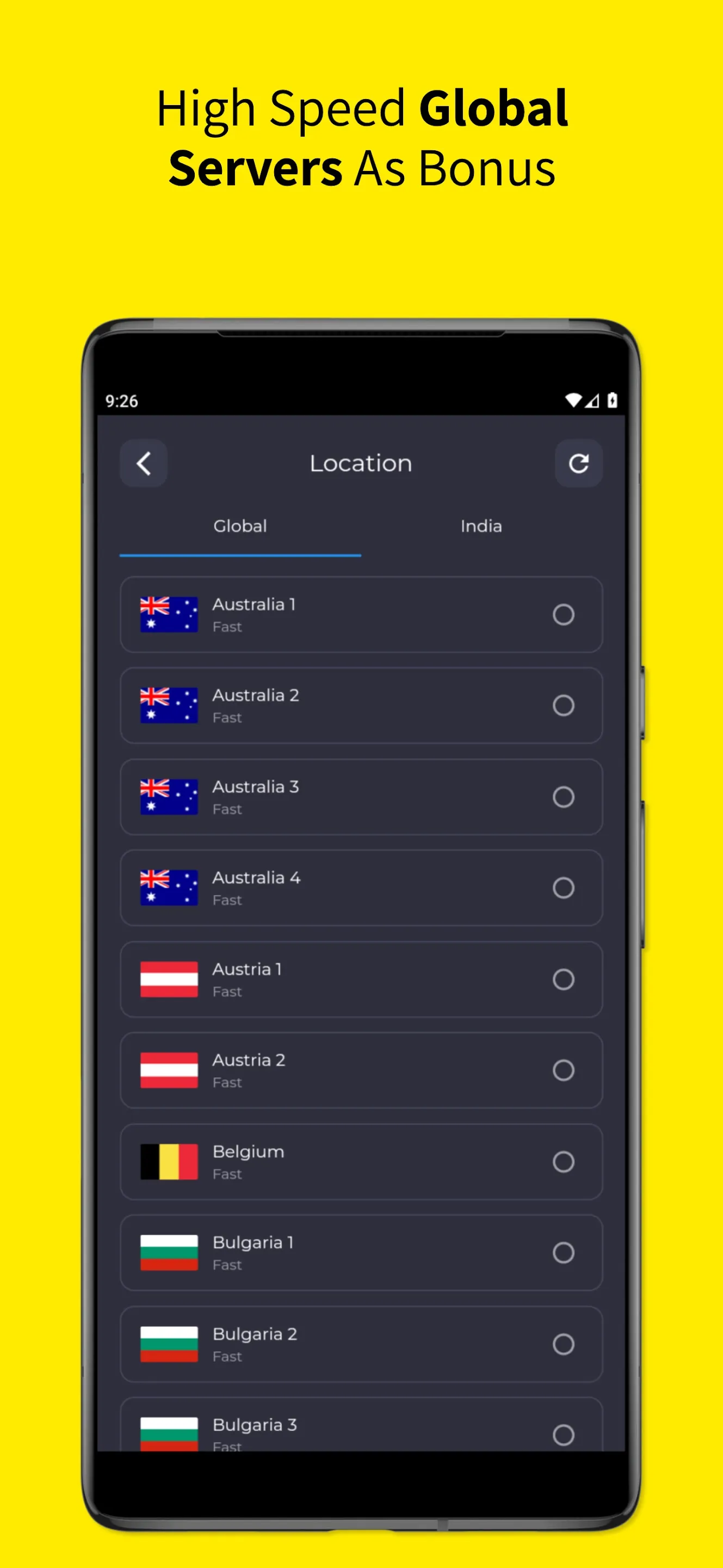 India VPN - Get Fast Indian IP | Indus Appstore | Screenshot