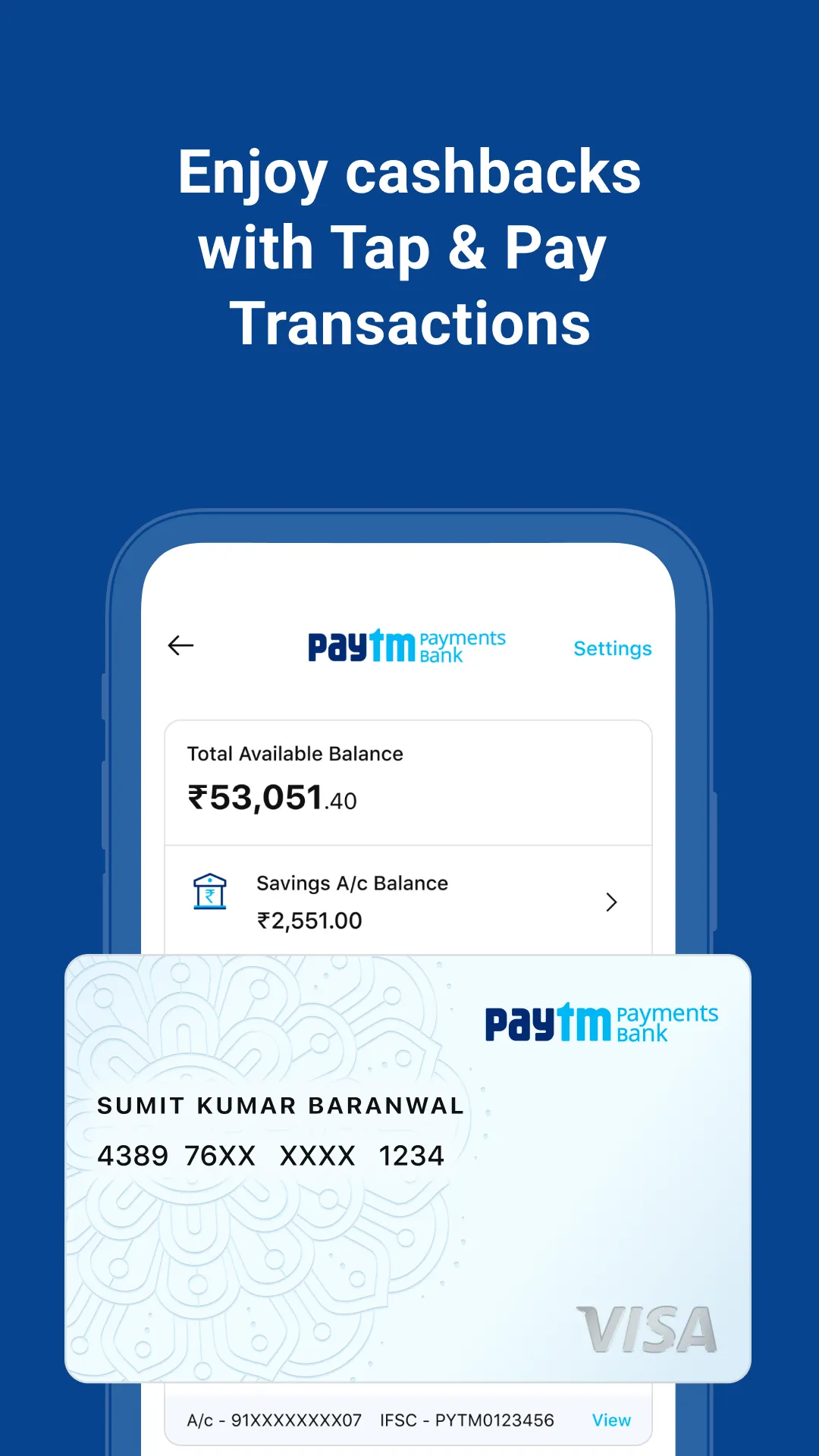 Paytm Payments Bank | Indus Appstore | Screenshot