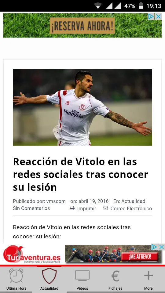 Vamos Mi Sevilla FC | Indus Appstore | Screenshot