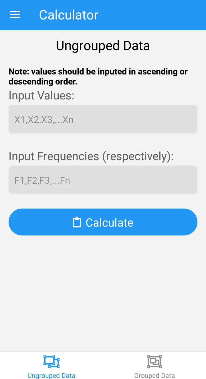 Statistics Calculator | Indus Appstore | Screenshot