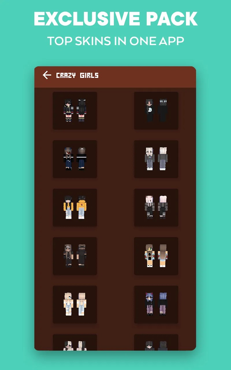 Skins for Girls | Indus Appstore | Screenshot