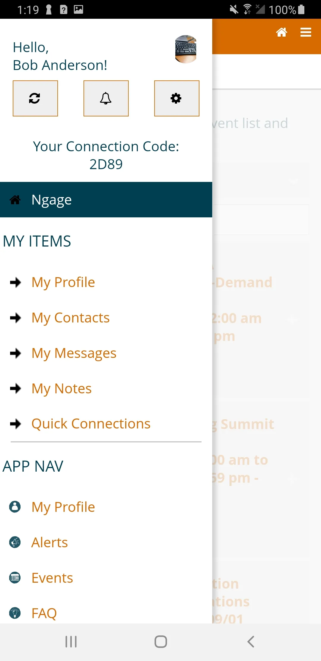 My Ngage Event | Indus Appstore | Screenshot