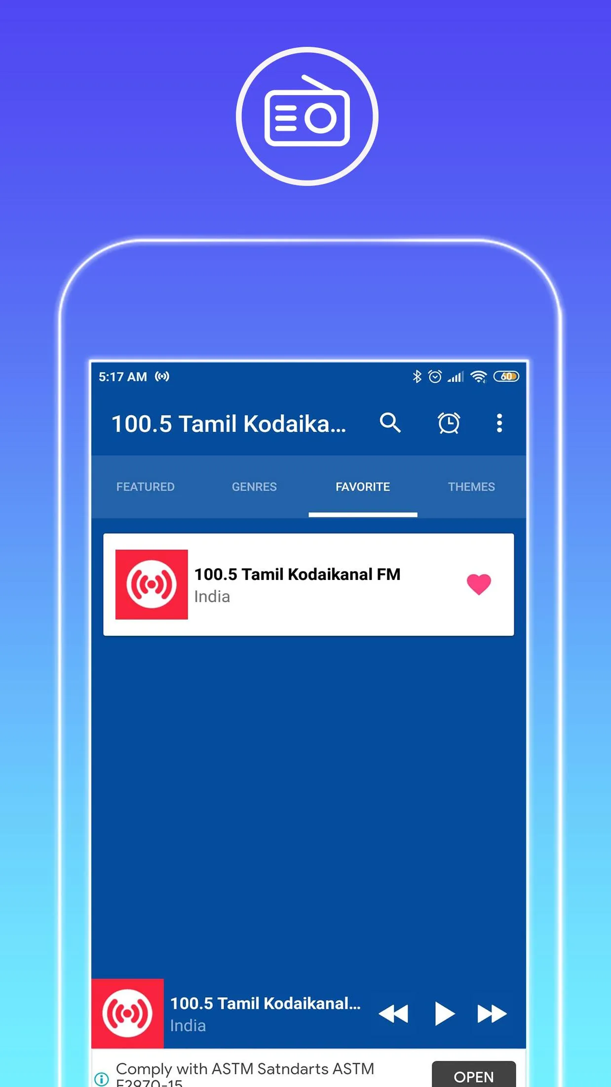 100.5 tamil kodaikanal fm | Indus Appstore | Screenshot