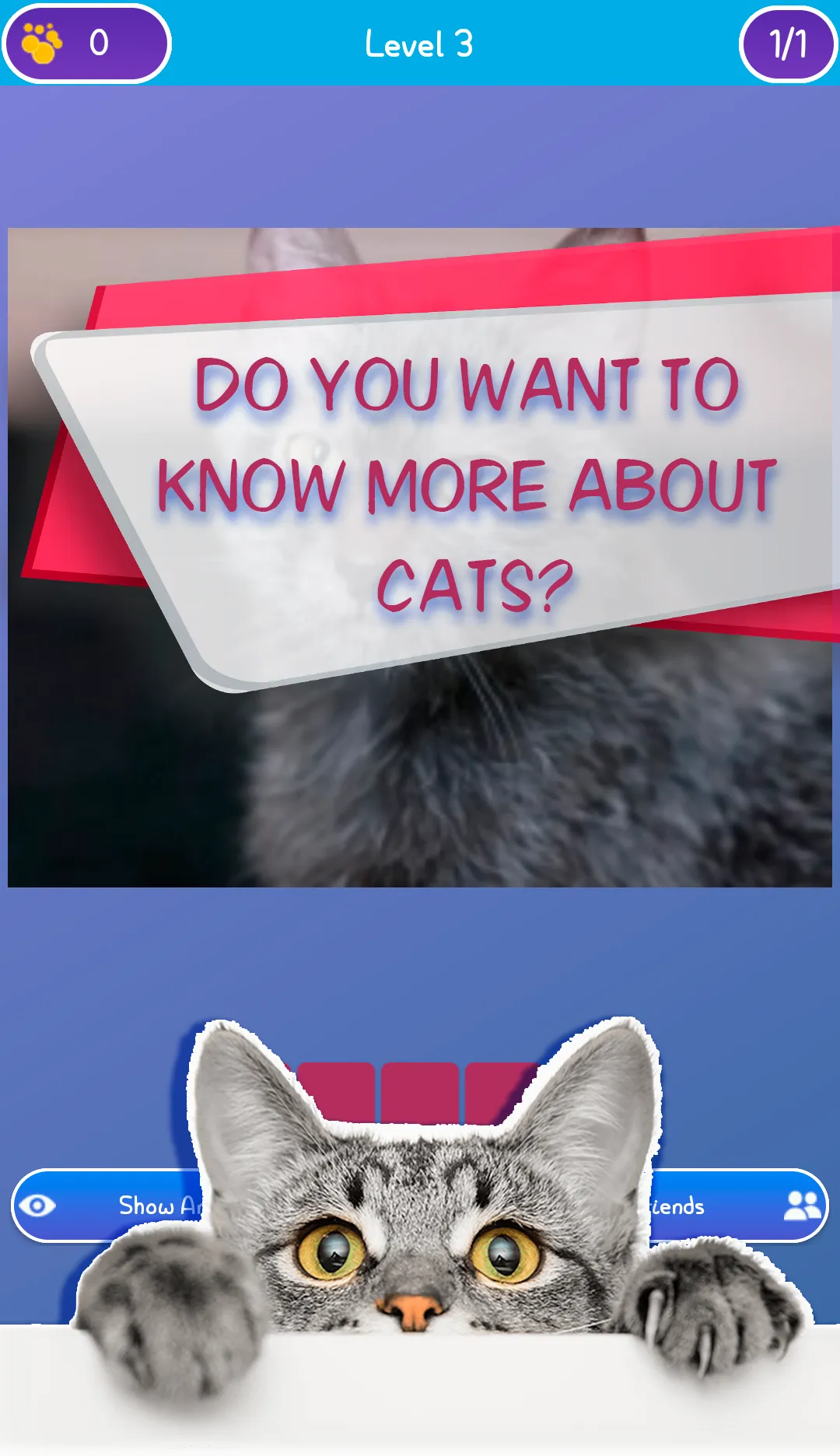 Guess the cat - quiz game | Indus Appstore | Screenshot