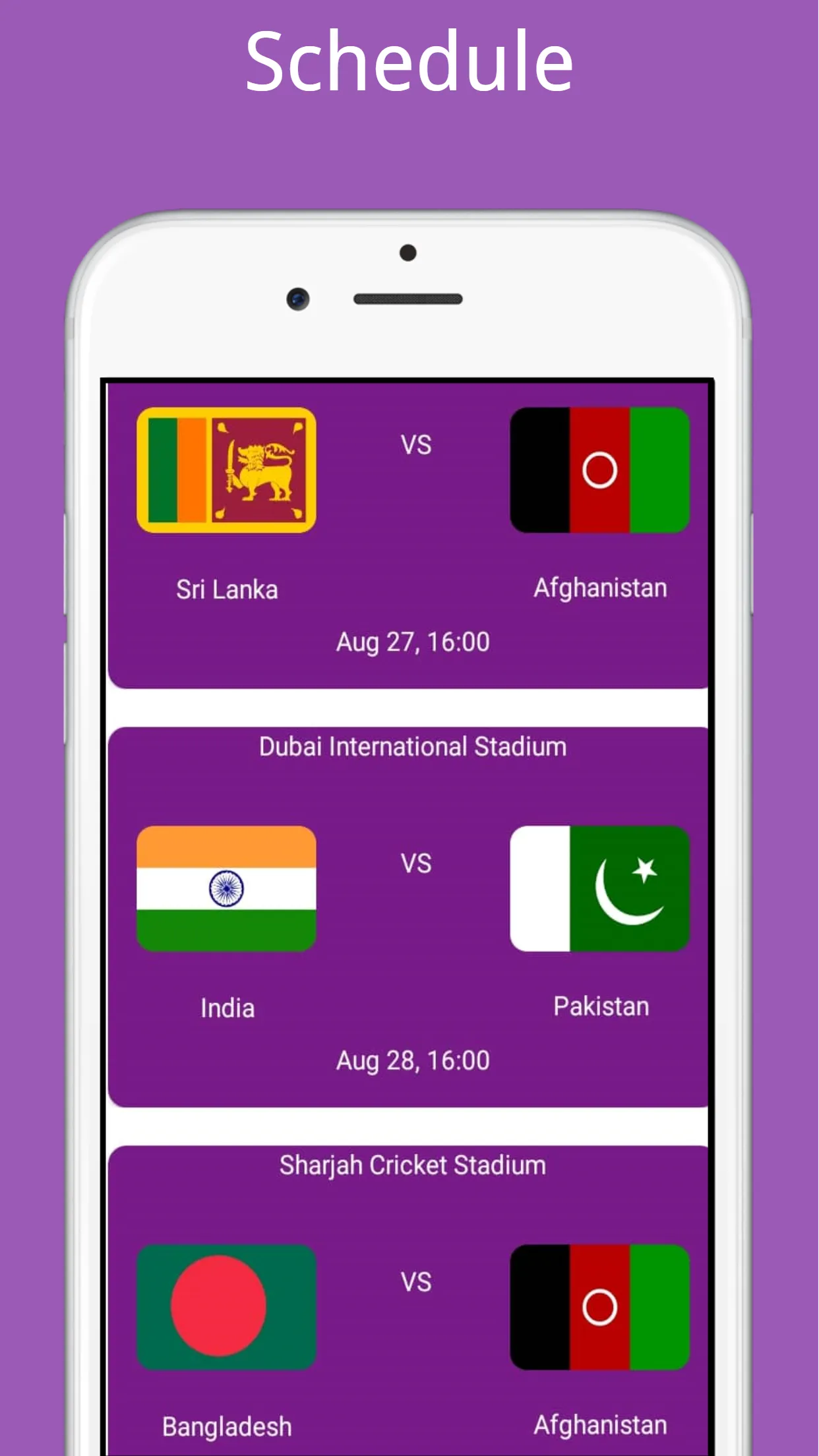 Cricket Asia Cup 2022 Schedule | Indus Appstore | Screenshot