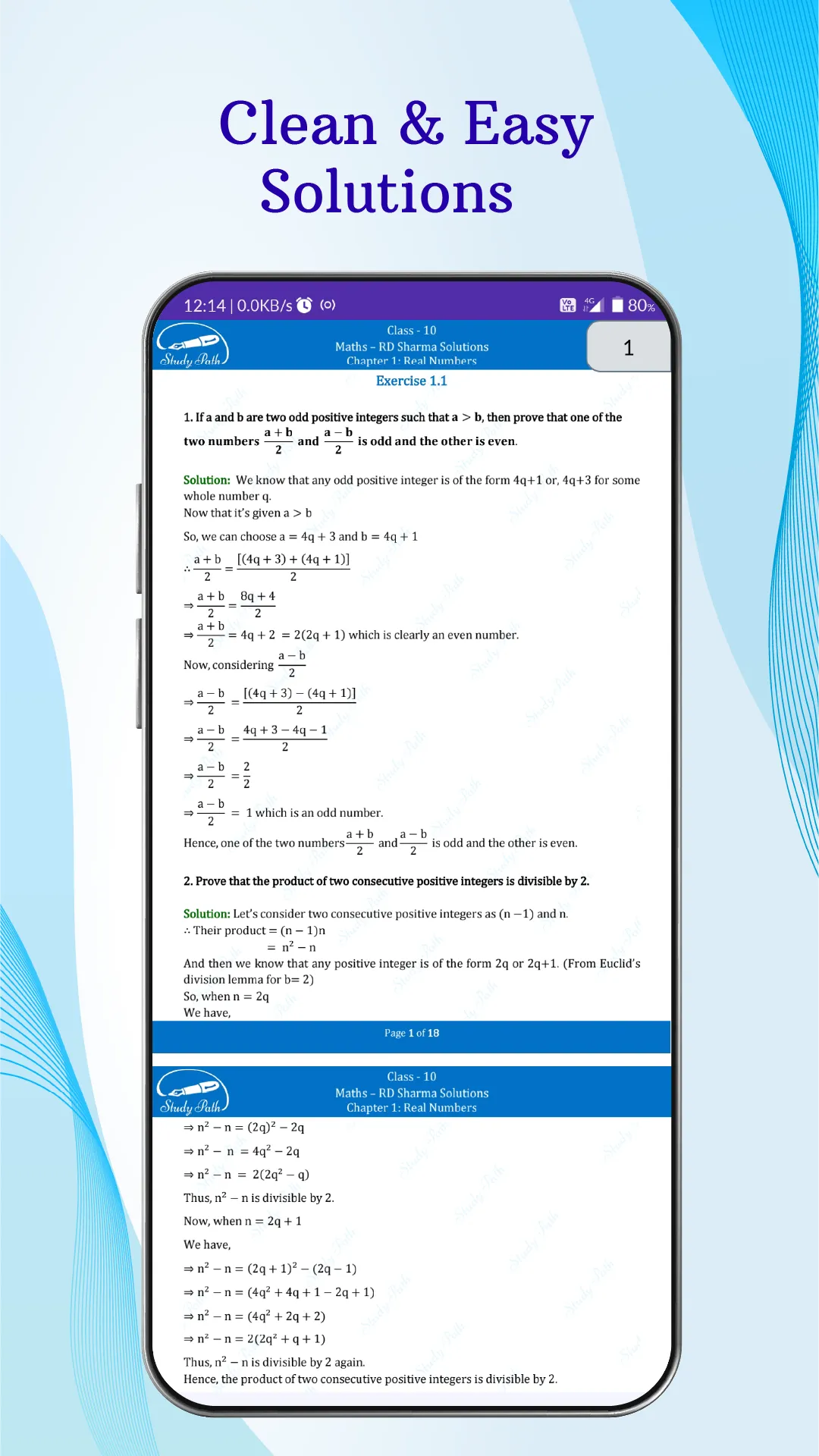 RD Sharma Class 10 Solutions | Indus Appstore | Screenshot