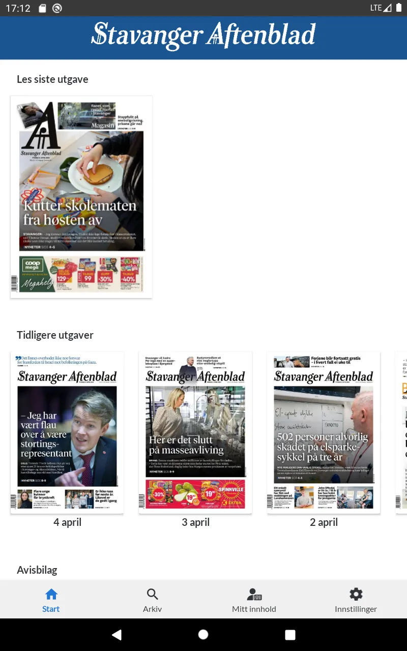 Aftenbladet E-avis | Indus Appstore | Screenshot