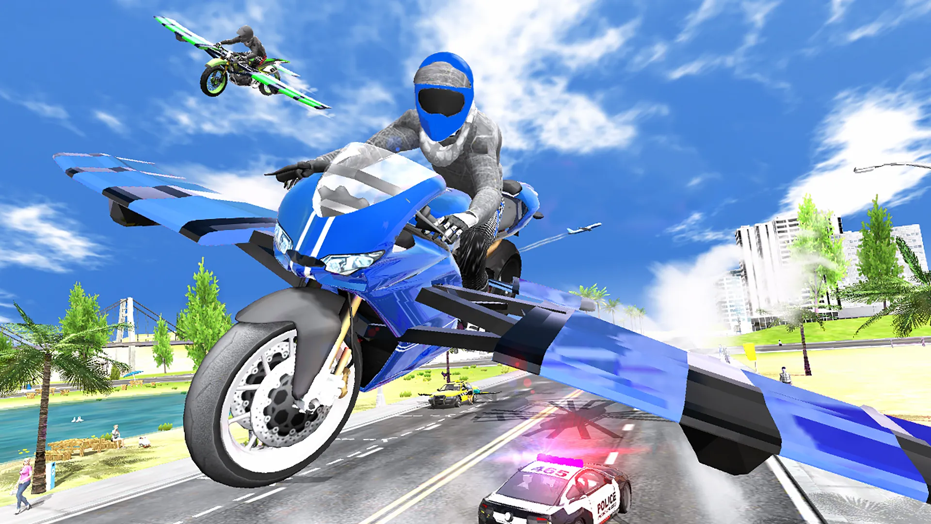 Flying Motorbike Simulator | Indus Appstore | Screenshot