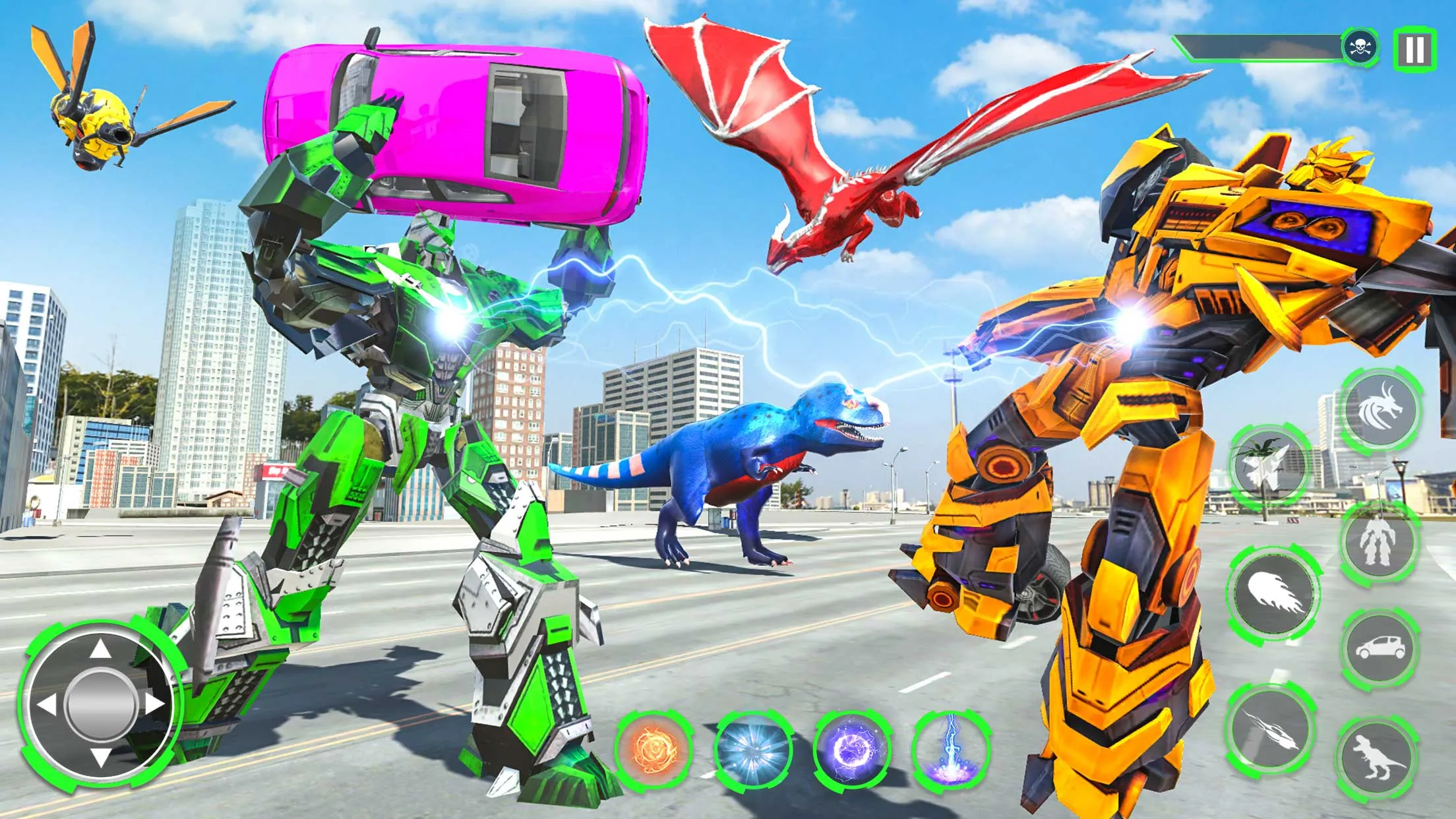 Dino Robot: Dino Car Robot 3D | Indus Appstore | Screenshot