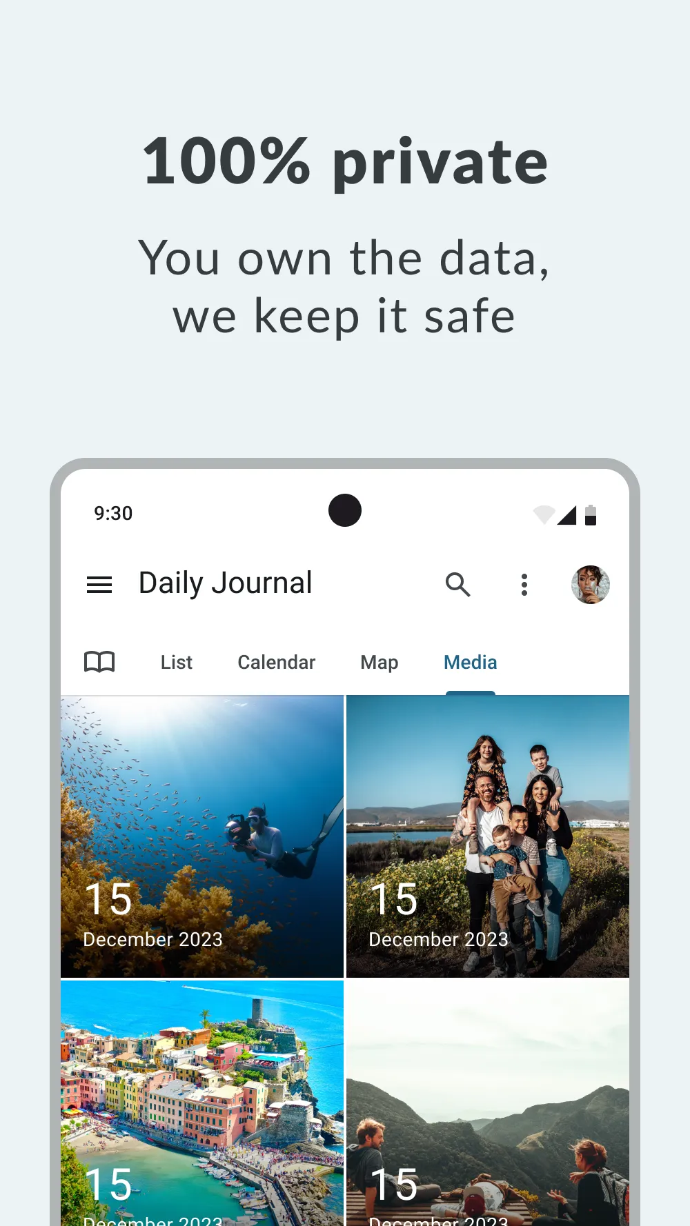 Day One Journal: Private Diary | Indus Appstore | Screenshot