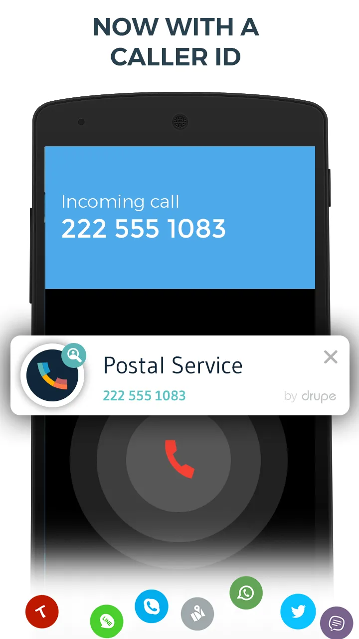 Phone Dialer & Contacts: drupe | Indus Appstore | Screenshot