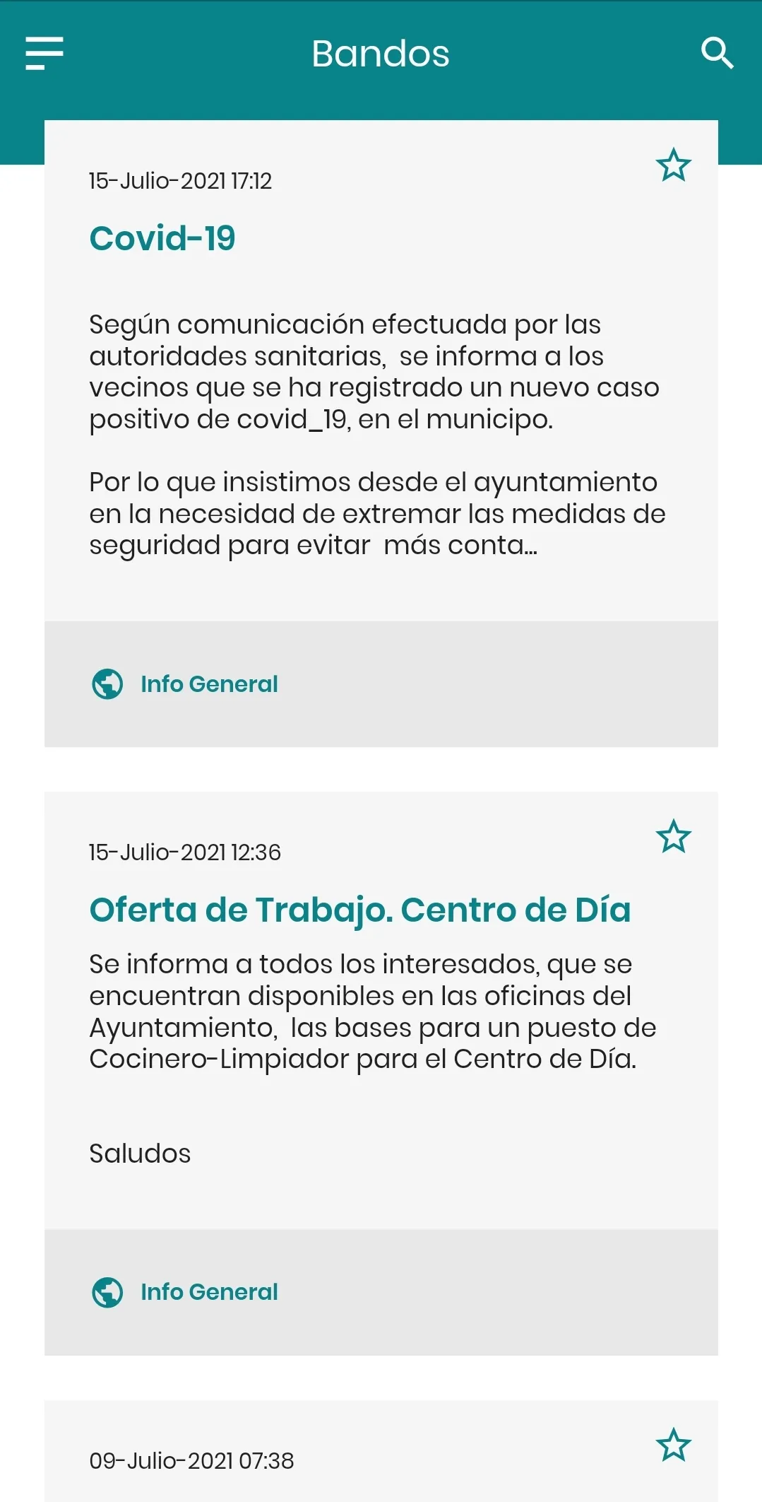 Rosalejo Informa | Indus Appstore | Screenshot