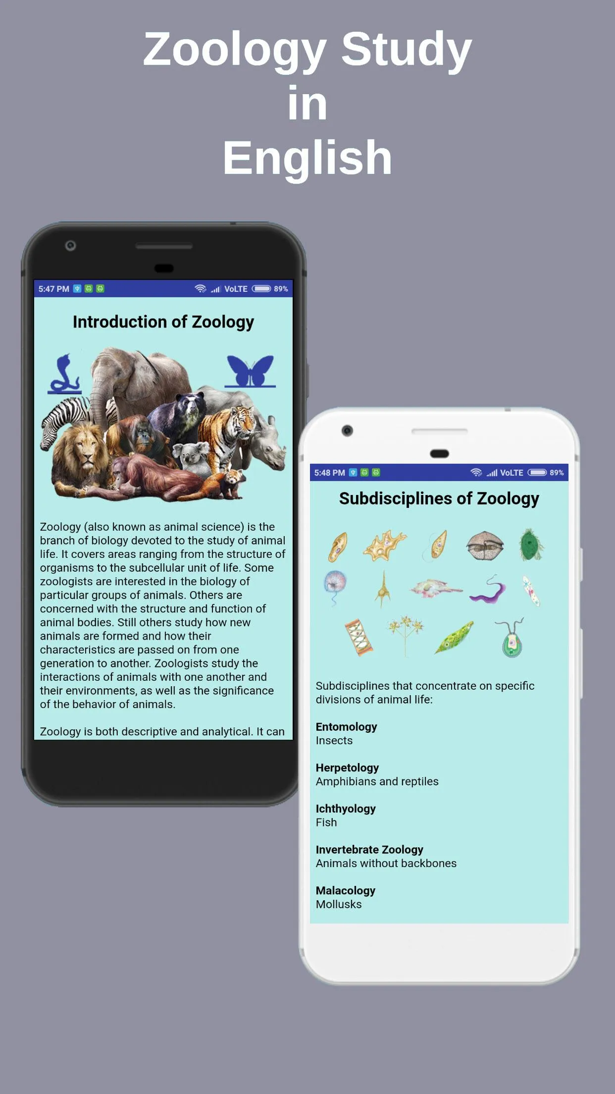 Zoology Study | Indus Appstore | Screenshot