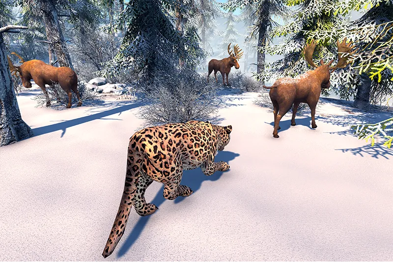 Arctic Leopard Simulator Game | Indus Appstore | Screenshot