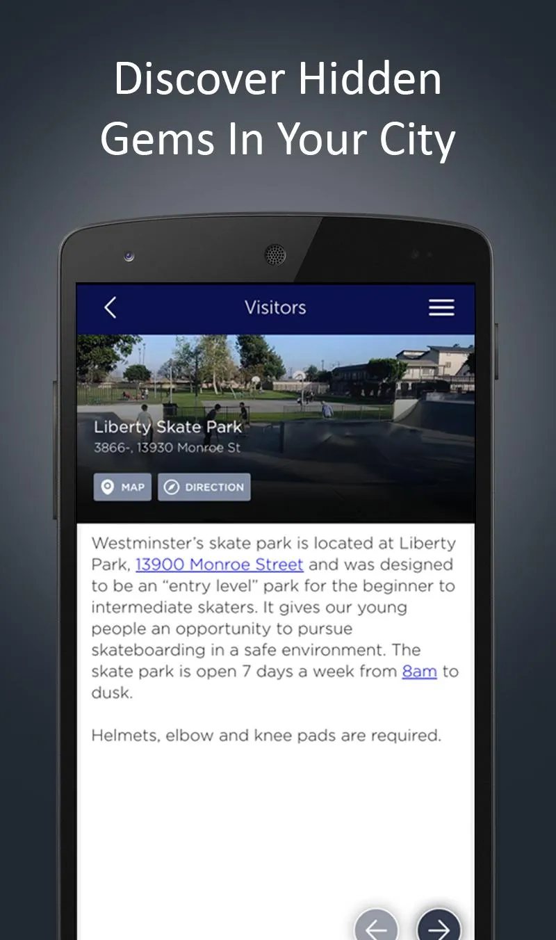 City of Westminster, CA | Indus Appstore | Screenshot