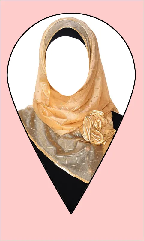 Women Hijab Scarf Photo Suit | Indus Appstore | Screenshot