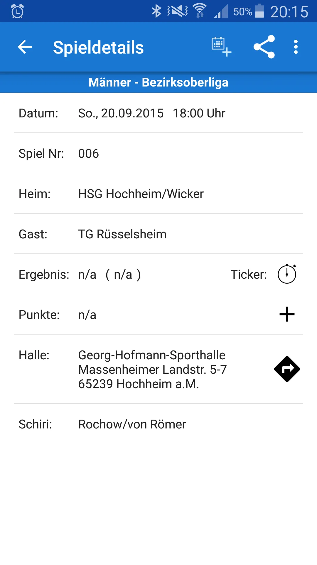 HSG Hochheim/Wicker | Indus Appstore | Screenshot