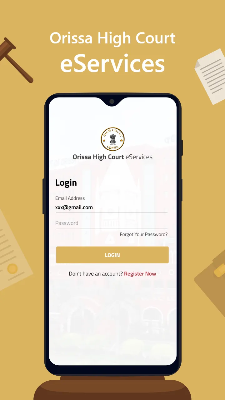 High Court of Orissa eServices | Indus Appstore | Screenshot